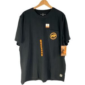 Yellowstone Dutton Range Graphic Tee T-shirt Men XL Black Yellow Logo Western